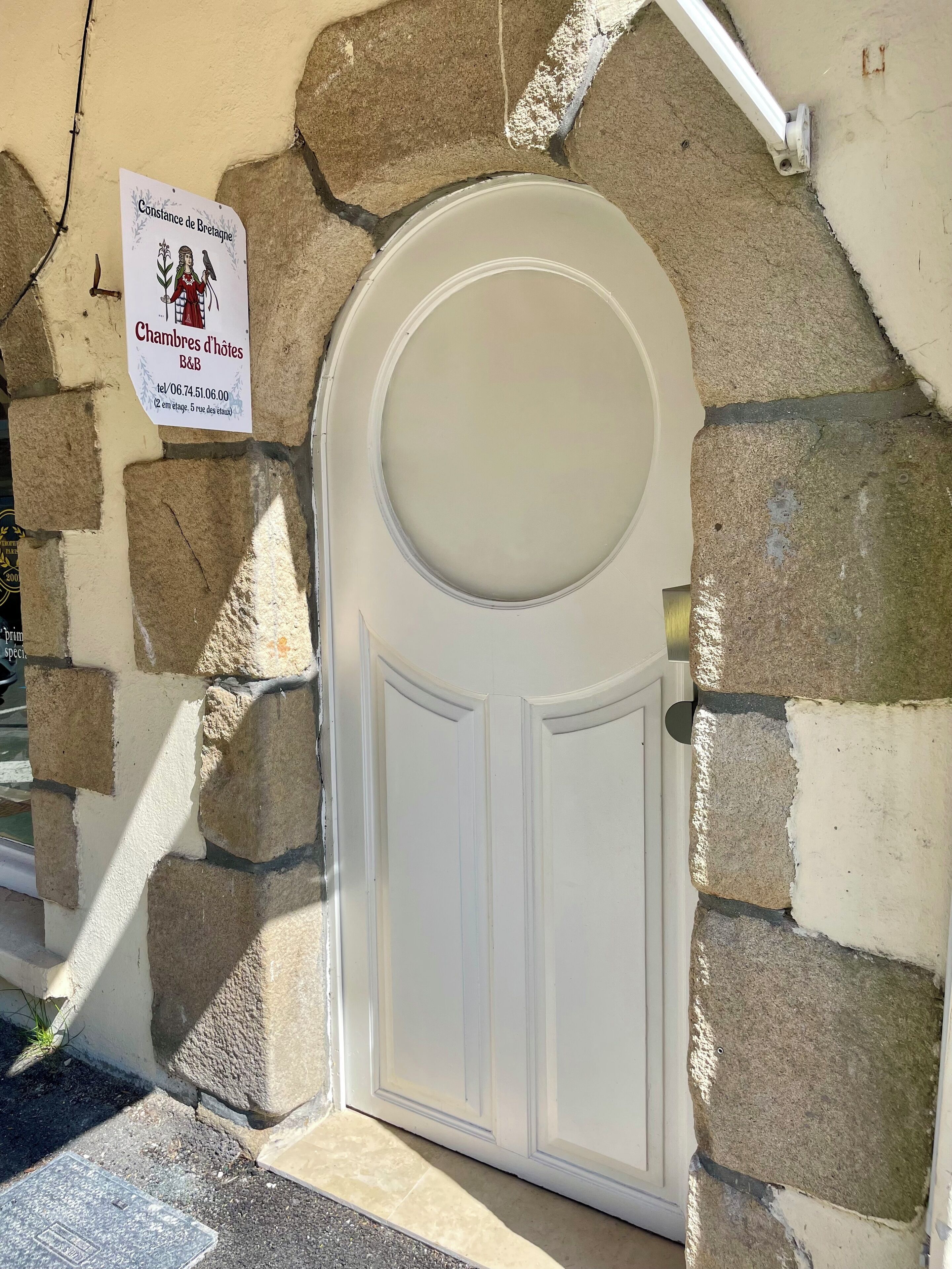 Façade de l’hébergement