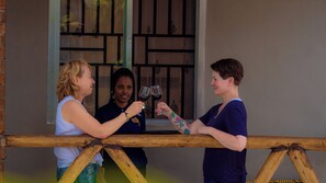 Exclusive Triple Room, Balcony, Garden Area | Terrace/patio - Homefeeling Neneu Lodge (Moshi)
