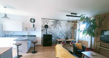 Maison avec jardin proche centre ville, 15 min de la plage, 25 min de Brest.