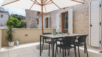 Familieleilighet, terrasse | Terrasse/patio