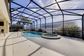 Una piscina climatizada