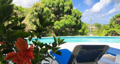 4BR Villa with pool in popular Bacolet, close to a scenic bay and Scarborough