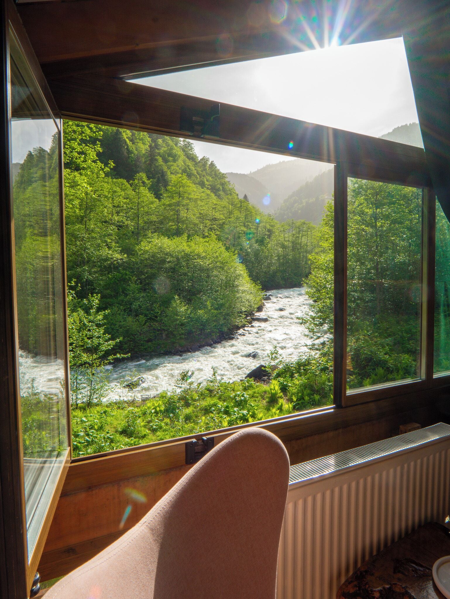 Honeymoon Chalet, River View
