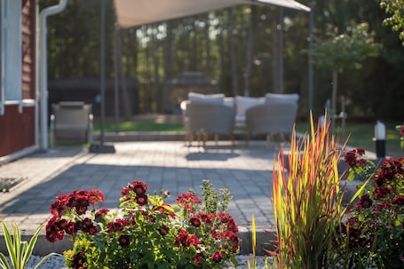 Property grounds. A holiday like at grandma's. Cosy cottage with pool for families and friends.