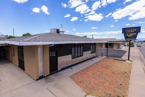 Voorkant van accommodatie