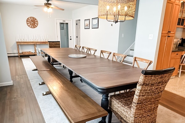 Beautiful table to seat everyone together!