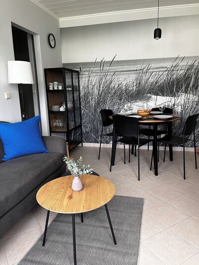 Moderner Tiny-bungalow am See in der Oberlausitz zum Radfahren, Wandern, Angeln
