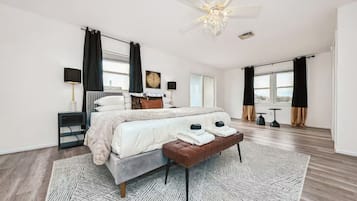 6 bedrooms, desk, iron/ironing board, free WiFi