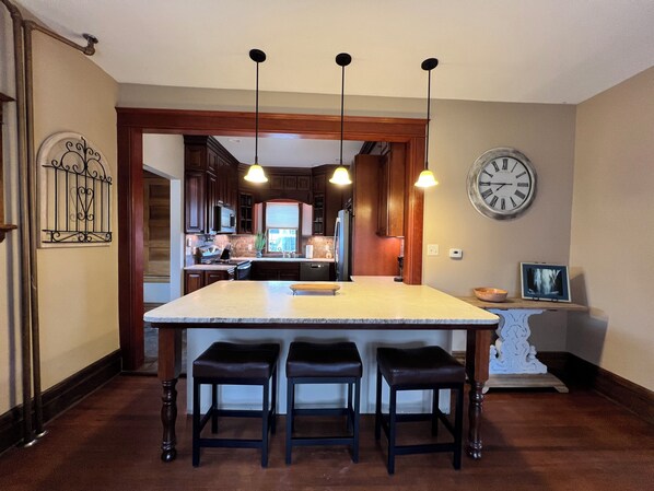 Fridge, microwave, oven, stovetop - Charming Historic 5-Bedroom Home in Prime Location
(Laramie)