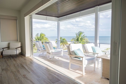 Beachfront 5-bedroom house on tranquil Ft Myers Beach w/ private pool, elevator