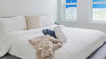 3 habitaciones, tabla de planchar con plancha, wifi y ropa de cama