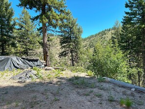 Property grounds - Off Grid Cabin With WIFI! Surrounded by hiking trails, beautiful scenery (Lowman)