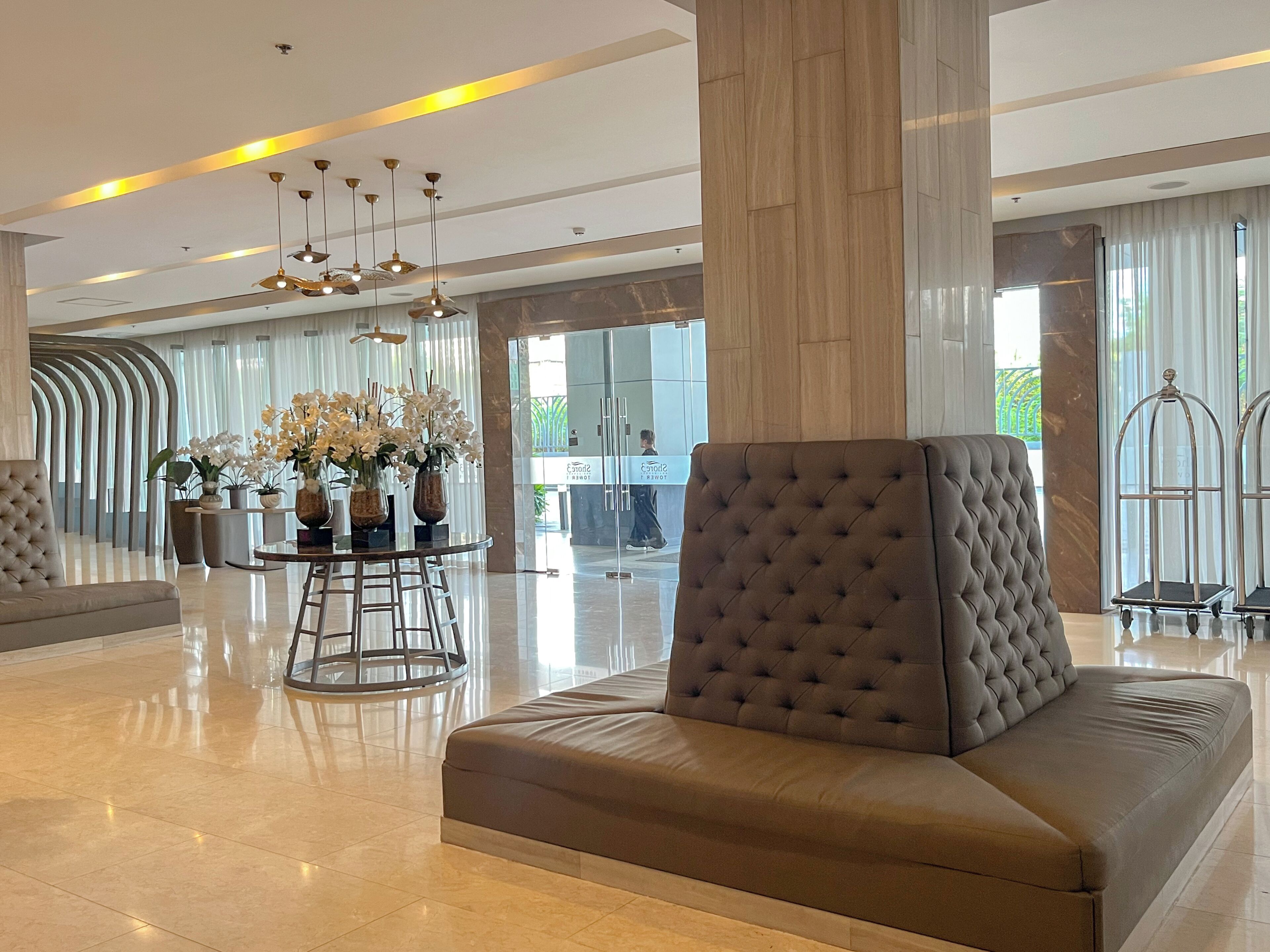 Sala de estar en el lobby