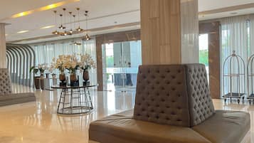 Sala de estar en el lobby