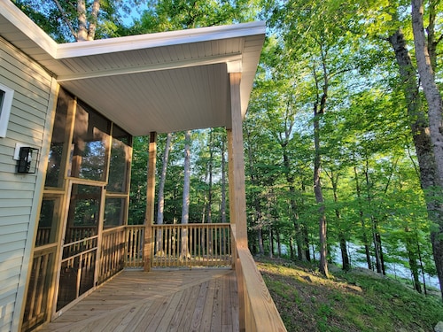 Acre lot surrounded by Rough River