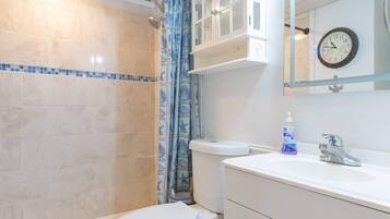 Shower, hair dryer