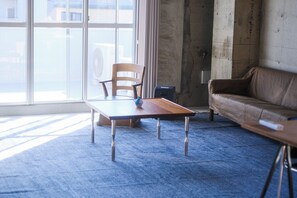 Basic Quadruple Room, Balcony, Mountain View | In-room safe, individually decorated, individually furnished, desk - HAJIMARI Beppu (Beppu)