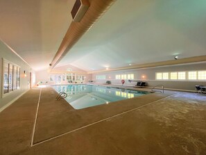 Indoor pool, a heated pool