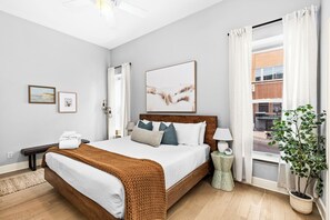 3 bedrooms, iron/ironing board, travel cot, WiFi