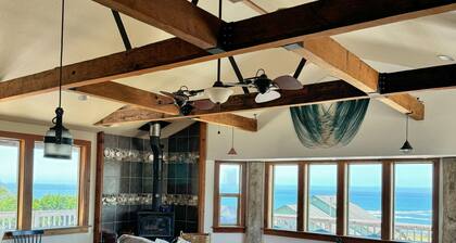 A Craftsman's Masterpiece with Ocean Views and Hot Tub