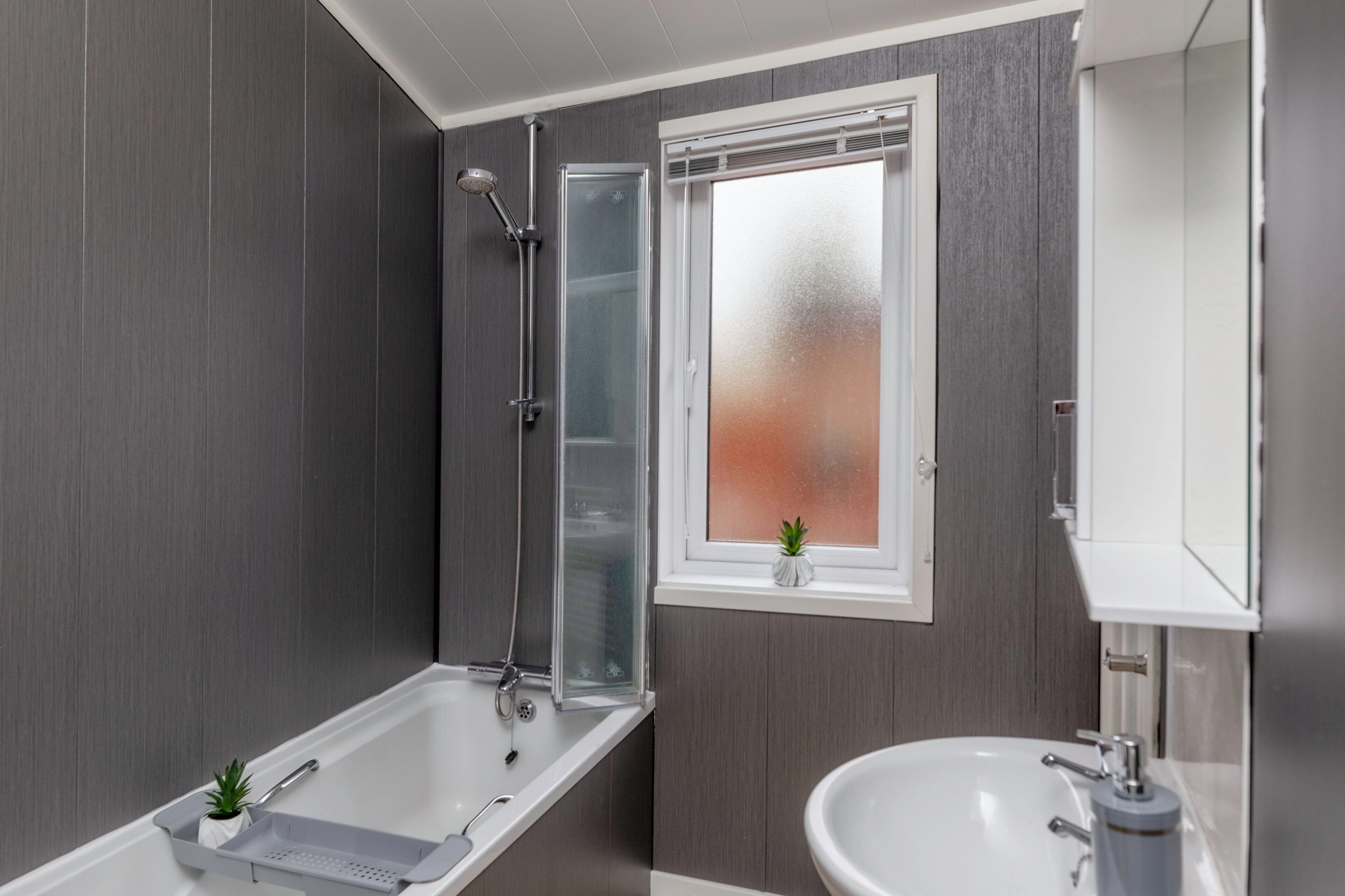 Cabin, quang cảnh vườn | Phòng tắm