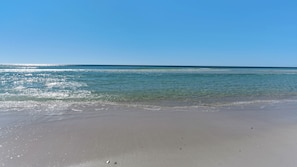 On the beach