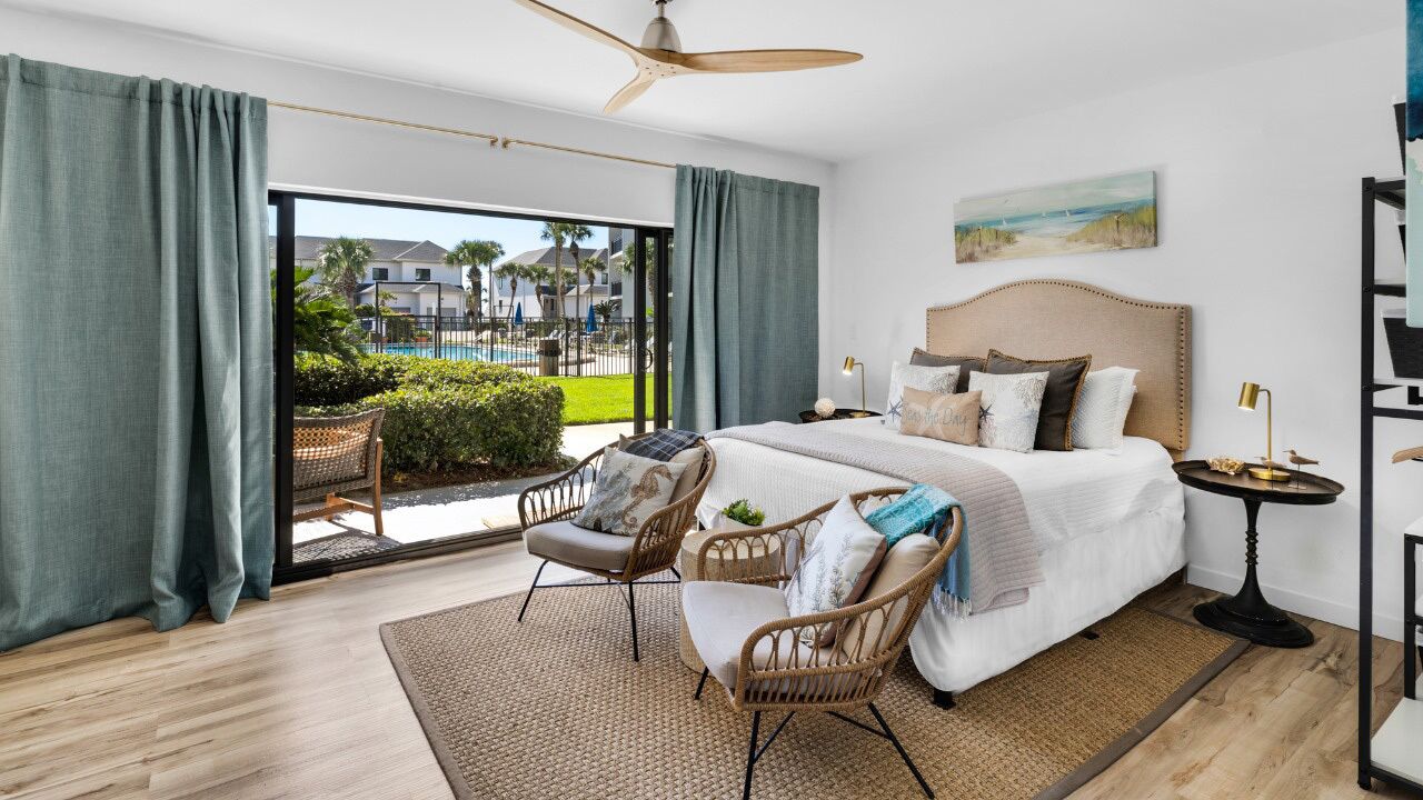 Studio, 1 Queen-Bett, Terrasse, Poolblick (Emerald Hill 35)