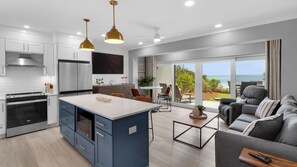 Appart'hôtel, 1 très grand lit et 1 canapé-lit, patio, vue océan (Emerald Hill 1) | Cuisine privée