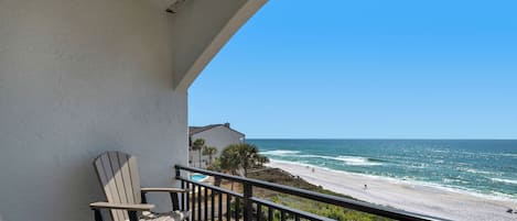 Condo, Plusieurs lits, balcon, vue sur lâocĂ©an (Palms C14) | Terrain de lâhĂ©bergement