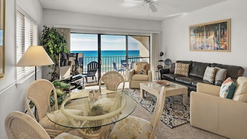 Condo, Multiple Beds, Balcony, Ocean View (Palms C11) | Living area | 42-inch flat-screen TV with digital channels