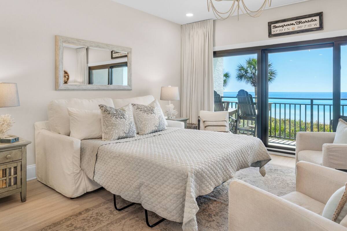 Condo, várias camas, varanda, vista para o oceano (Palms C7) | 1 quarto, individualmente decorados, individualmente mobiliados