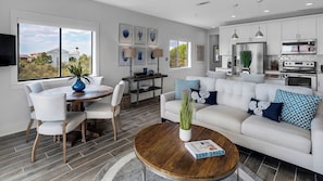 Condo, Multiple Beds, Balcony, Ocean View (Palms B9) | Living area | 42-inch flat-screen TV with digital channels -  Palms at Seagrove (Santa Rosa Beach)