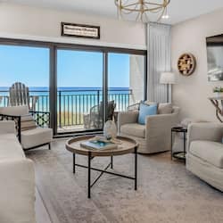 Condo, Multiple Beds, Patio, Ocean View (Palms C7) | Living area
