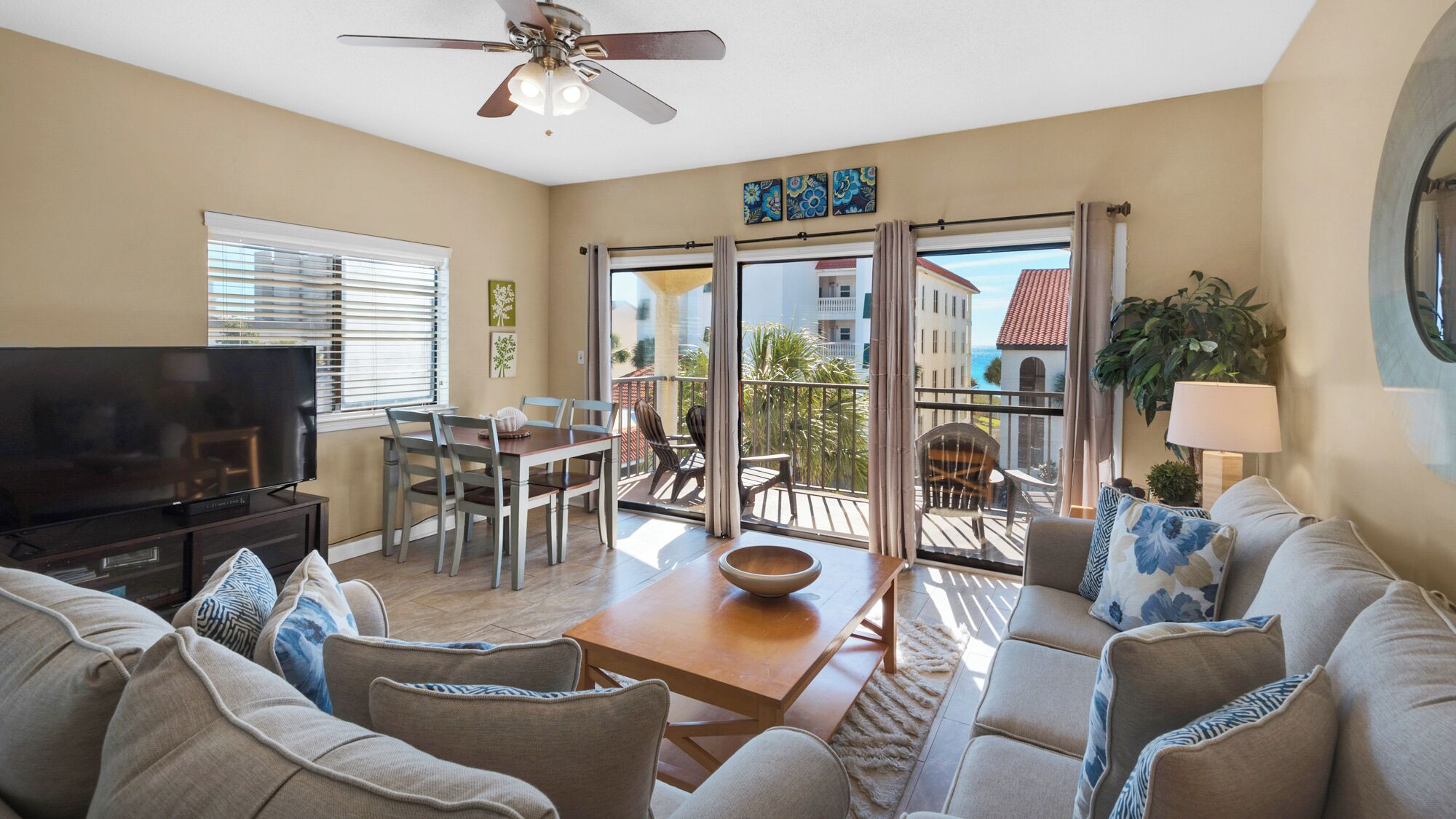 Condo, Multiple Beds, Patio, Partial Ocean View (Palms D7)