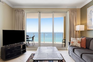 Condo, Multiple Beds, Balcony, Ocean View (Ocean Villa 1103) | Living area | 42-inch flat-screen TV with digital channels