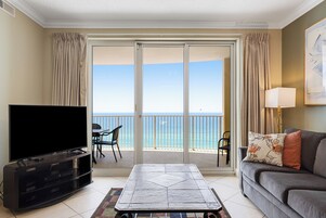 Condo, Multiple Beds, Balcony, Ocean View (Ocean Villa 1103) | Living area | 42-inch flat-screen TV with digital channels