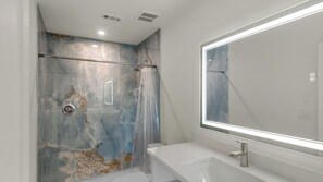 Studio Suite, 1 Queen Bed with Sofa bed, Balcony, Garden View (Hidden Beach 219) | Bathroom | Free toiletries, hair dryer, towels, soap