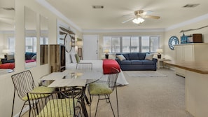 Studio Suite, 1 Queen Bed with Sofa bed, Balcony, Garden View (Hidden Beach 240) | Living area | 42-inch flat-screen TV with digital channels