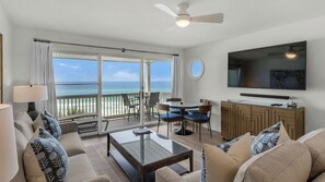 Condo, Multiple Beds, Balcony, Ocean View (Mistral 12) | Living area - Mistral (Panama City Beach)
