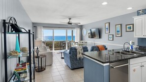 Condo, várias camas, varanda, vista para o oceano (Mistral 6) | Parte interna