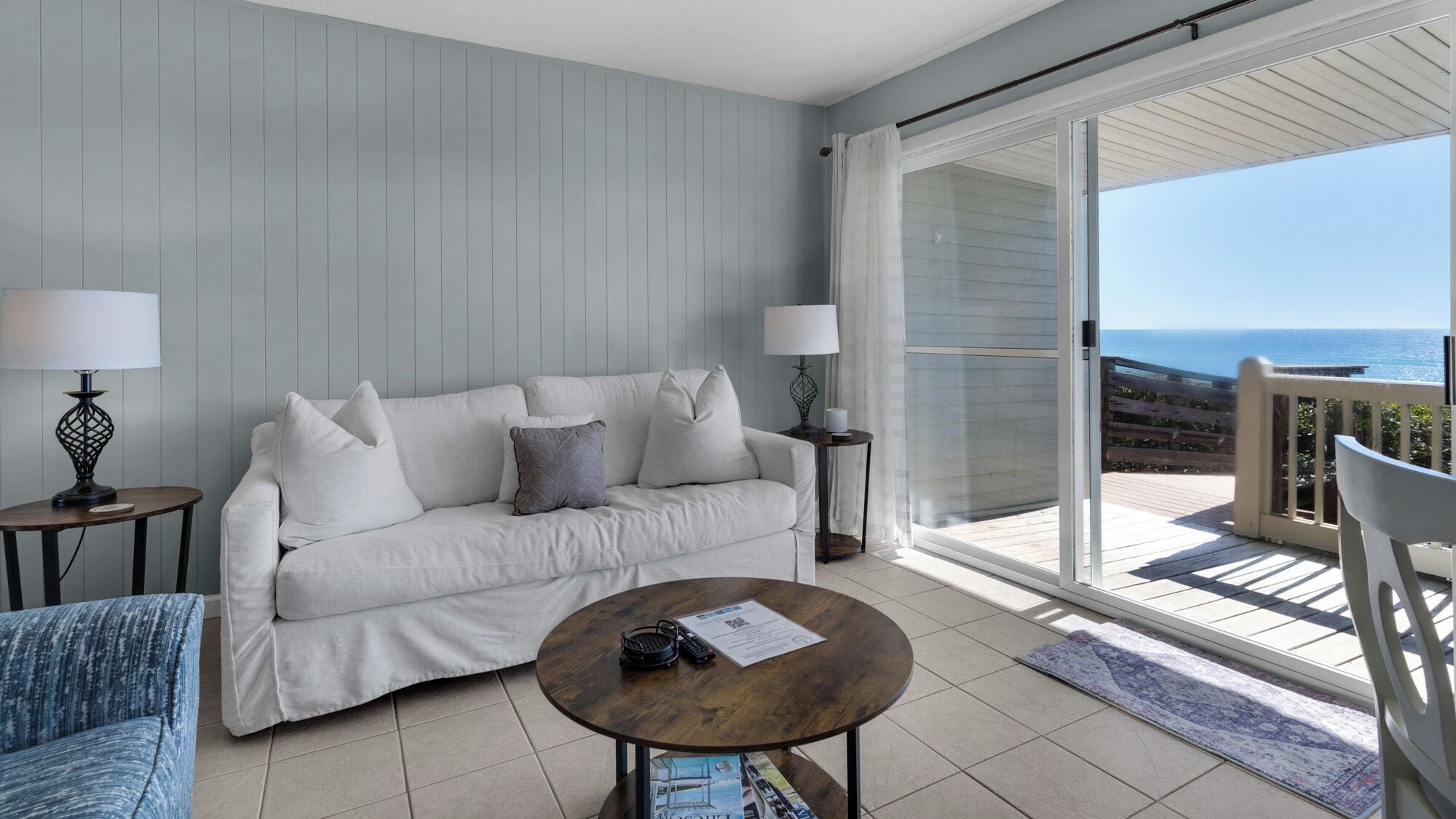 Condo, Multiple Beds, Patio, Ocean View (Mistral 6) | Living area | 42-inch flat-screen TV with digital channels