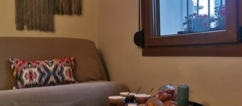 Neoclassical Guest House on ground floor with a garden and private parking space