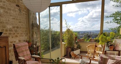 Maison de Ville, Jardin et Terrasse. 50 min de Paris en Train. Ideal Pendant JO