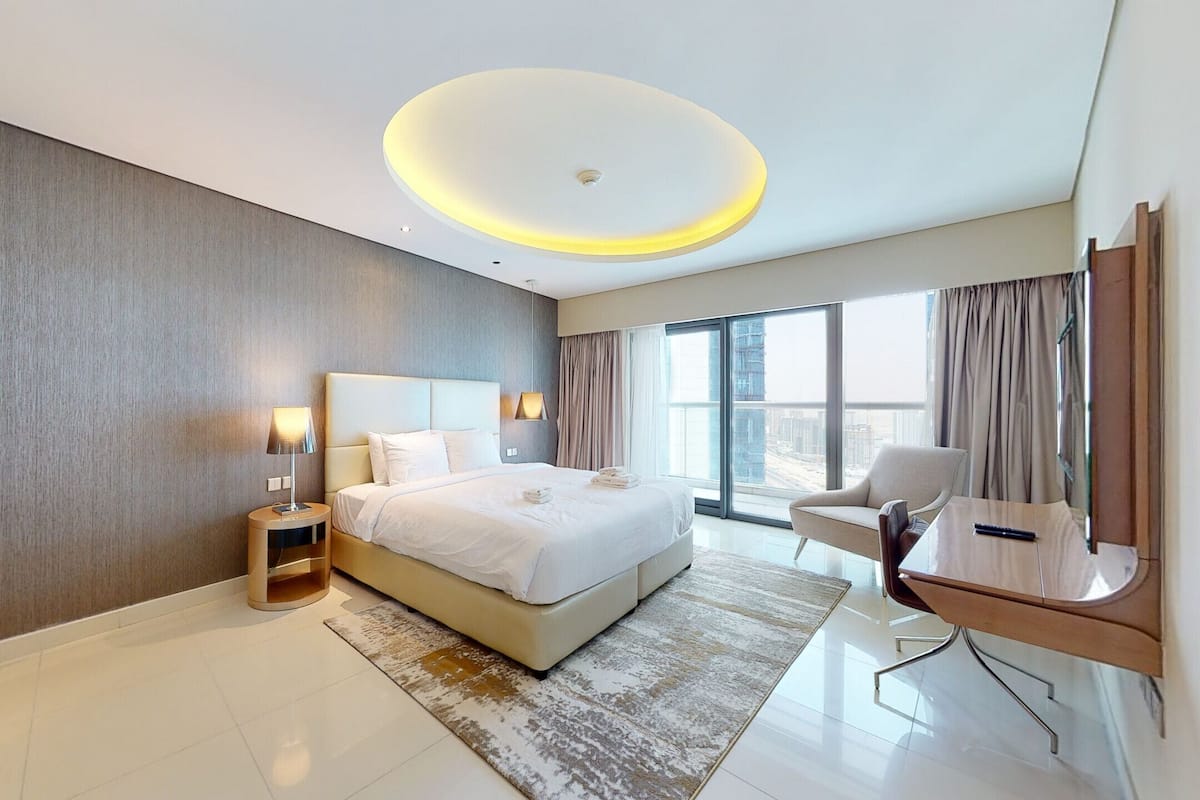 Apartamento, 1 habitación, acceso a la piscina | 3 dormitorios y ropa de cama