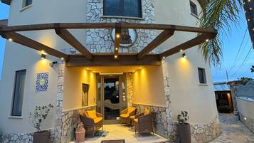 Fassade der Unterkunft