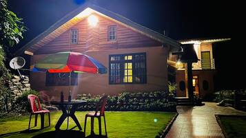 Front of property – evening/night