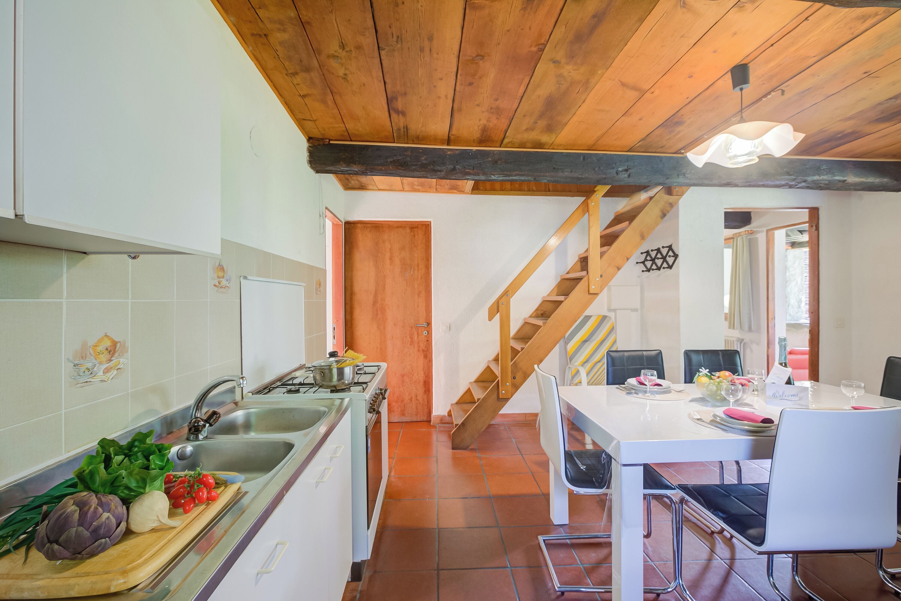 Familienchalet, Mehrere Schlafzimmer, Bergseite (Rustico Val Bavona house) | Eigene Küche