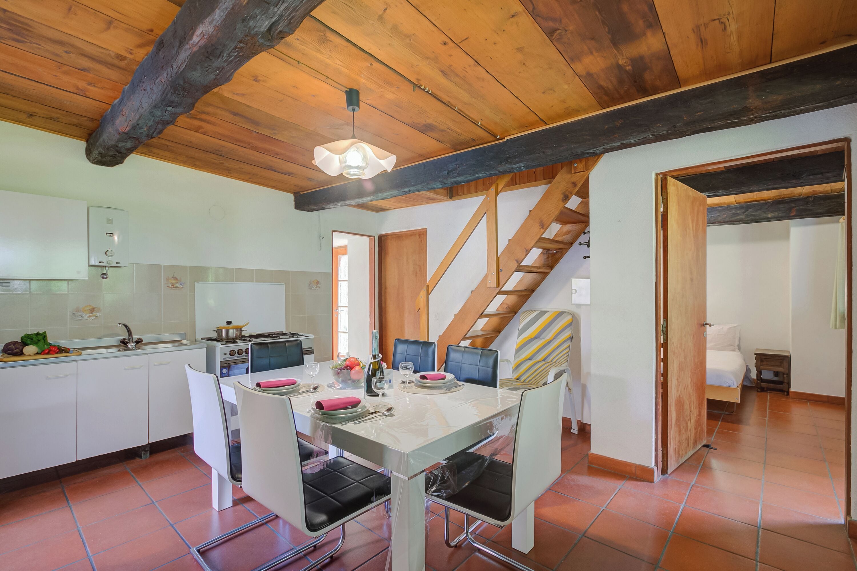 Familienchalet, Mehrere Schlafzimmer, Bergseite (Rustico Val Bavona house) | Speisen