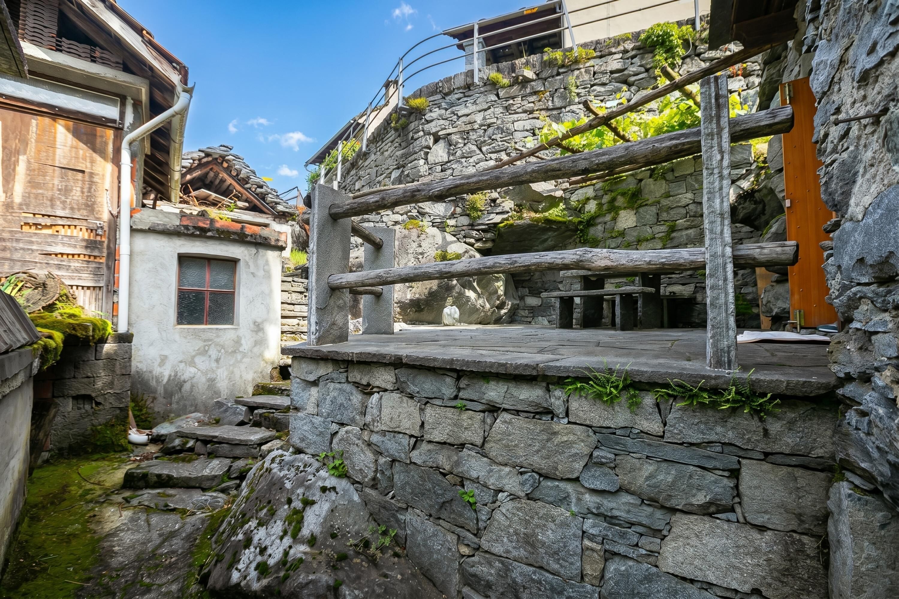 Family Chalet, Multiple Bedrooms, Mountainside (Rustico Val Bavona house) | Outdoor dining