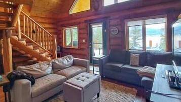 Télévision, cheminée